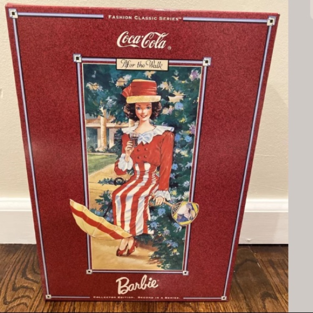 Vintage 1997 Coca Cola Barbie Doll - After The Walk  toys toy mattel dolls girls